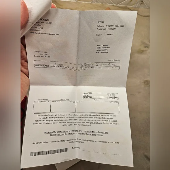Christian louboutin nude pigalle 100 patent size 38.5 - Picture 4 of 14